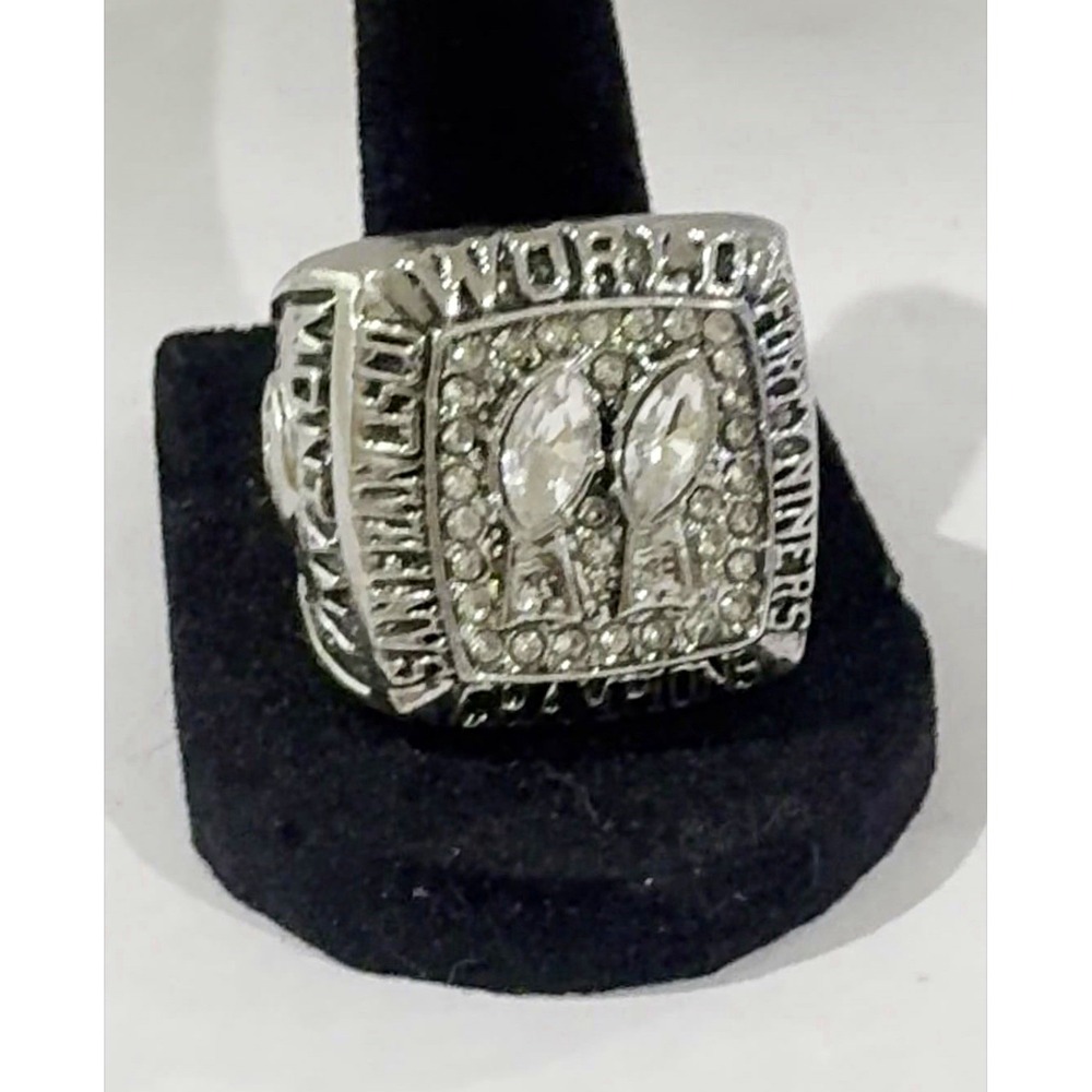 World Champions Basketball Replica Ring – Silver Tone Championship Style